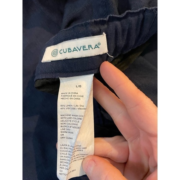 Cubavera Linen/Viscose Blend pant,size large - Picture 8 of 9